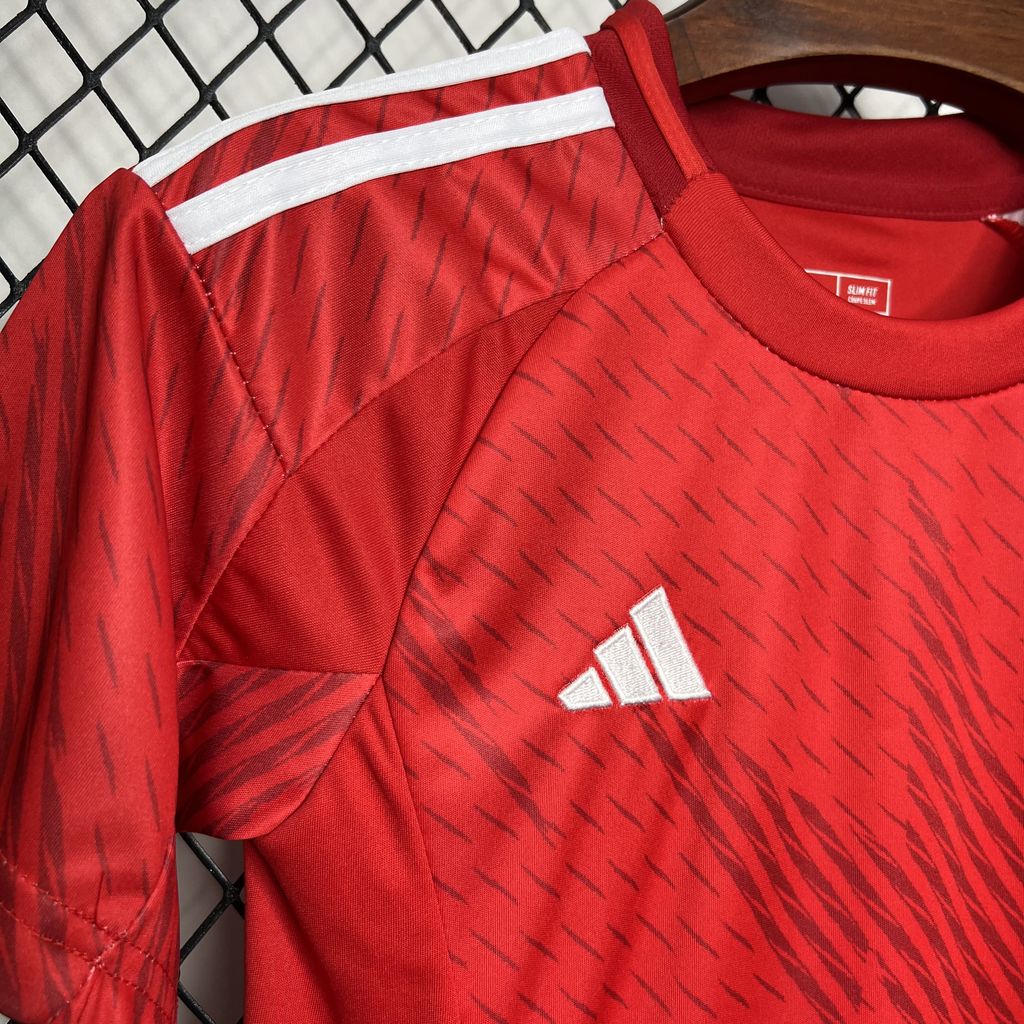 JerseysGala.com | Nottingham Forest 24-25 Home Stadium Kids Kit -Customize Name, Number and Patch | Worldwide Shipping