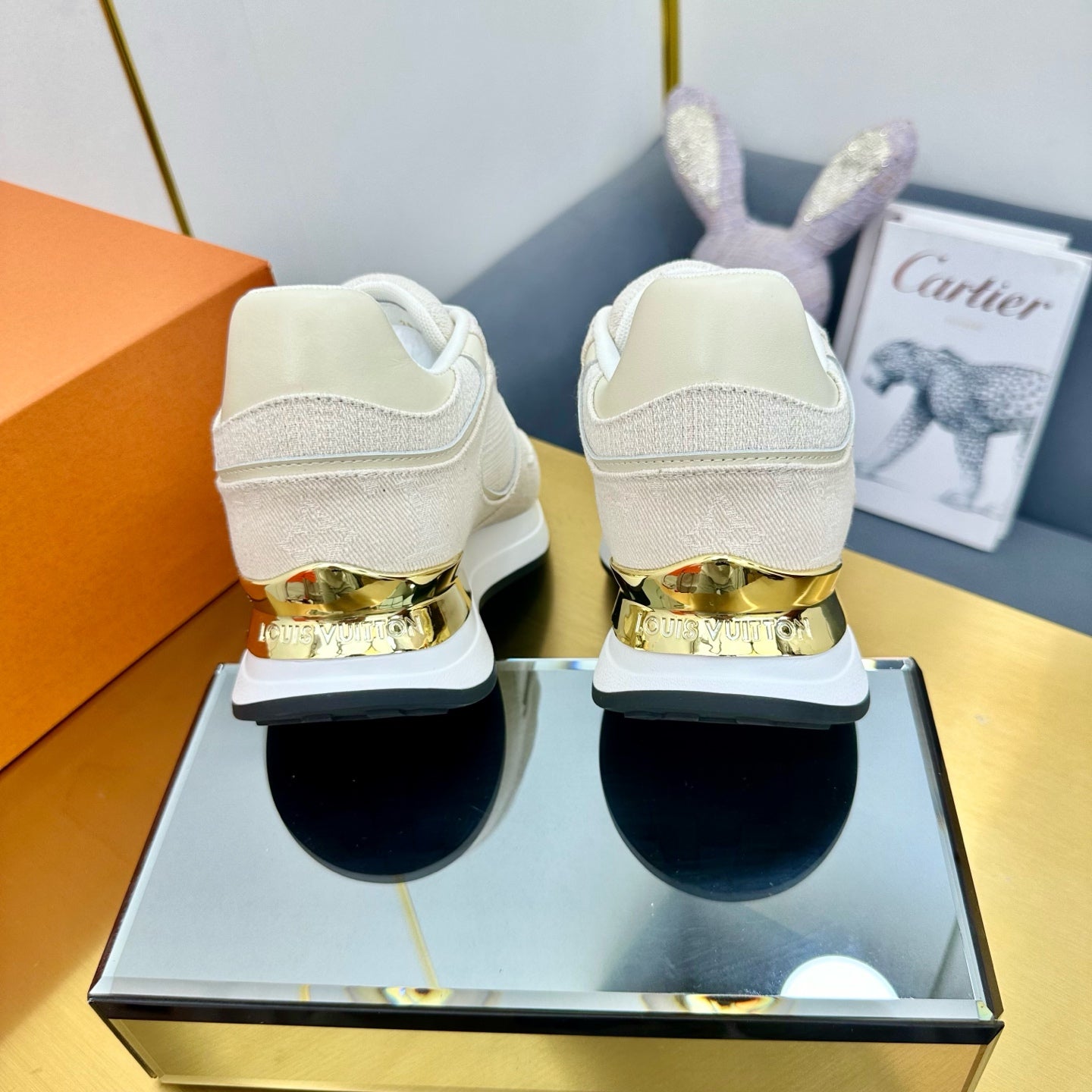 NEO RUN AWAY SNEAKER IN PASTEL GRAY FABRIC、mysite、Cacoeks