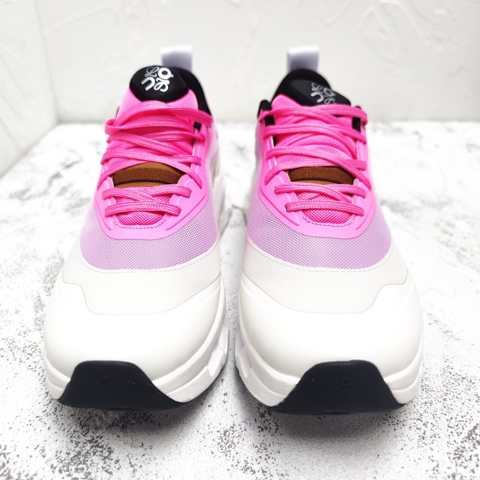 CLOUDTILT 2.0 SNEAKER BRIGHT PINK MIX PALE GRAY CALFSKIN AND BREATHABLE MESH、mysite、Cacoeks