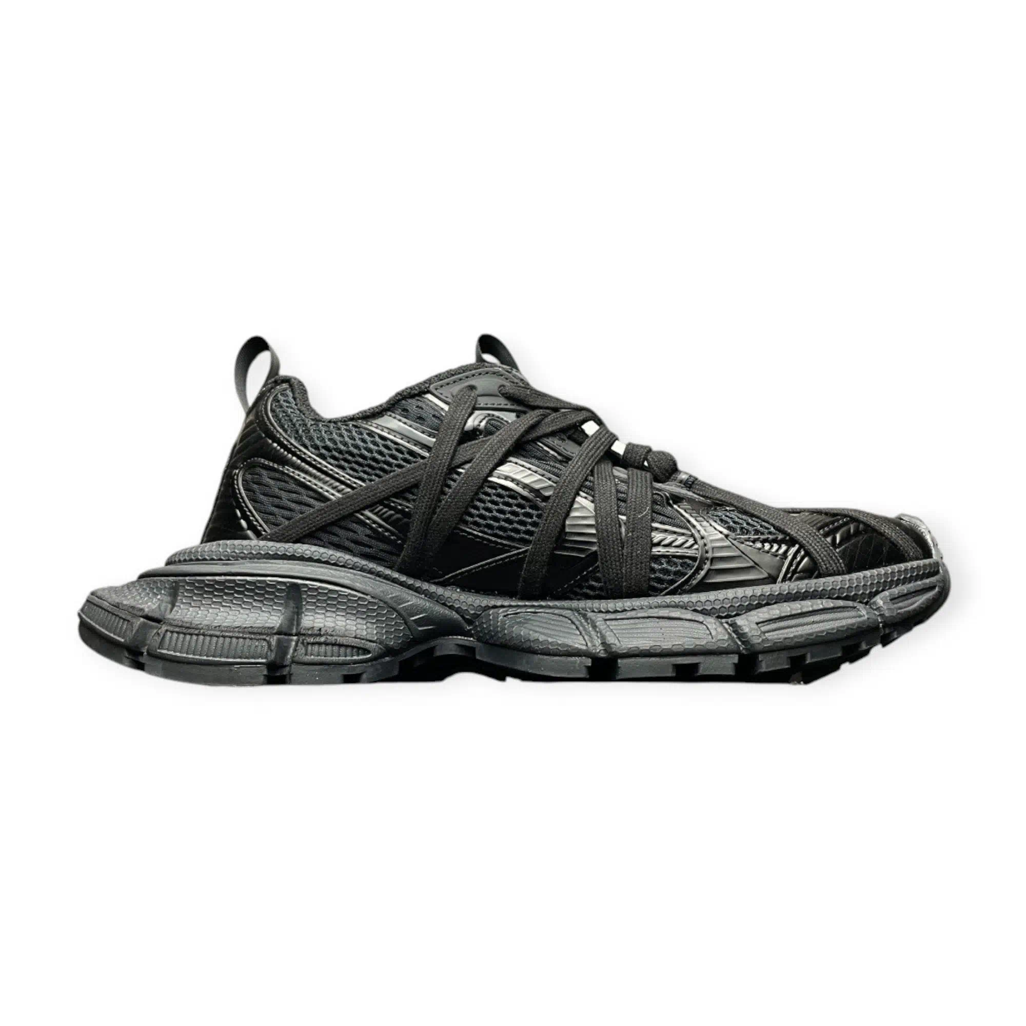 Balenciaga 3XL Extreme Laces B Sneaker in Black、mysite、Cacoeks