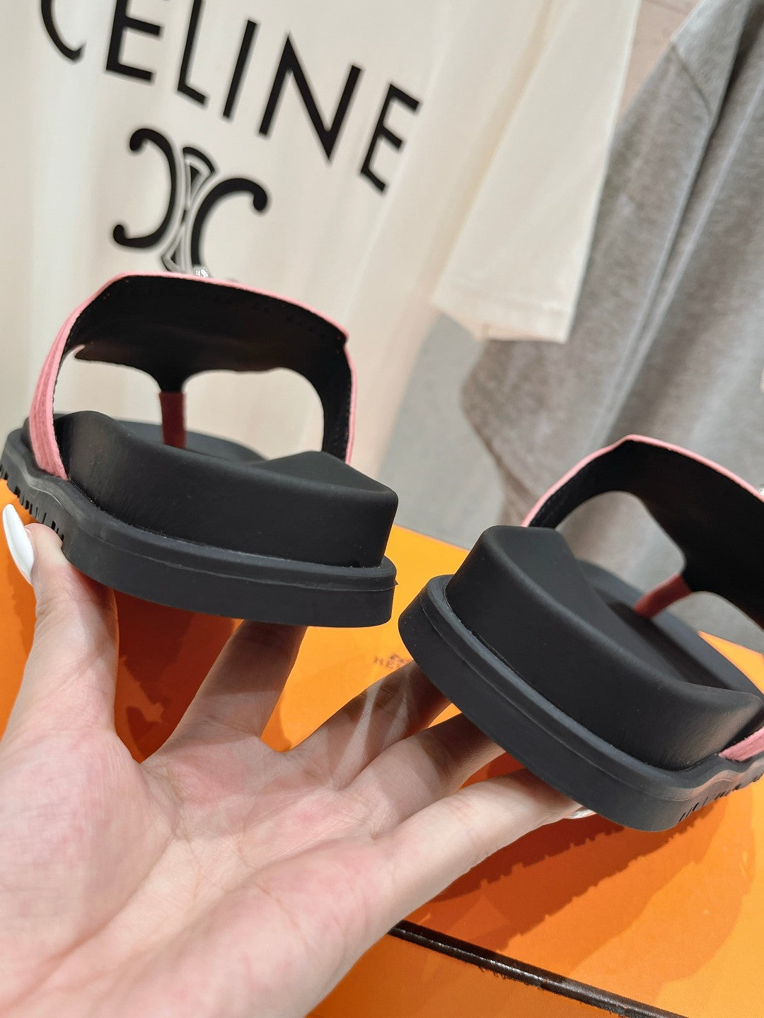 EMPIRE SANDAL BLACK MIX PINK SUEDE、mysite、Cacoeks