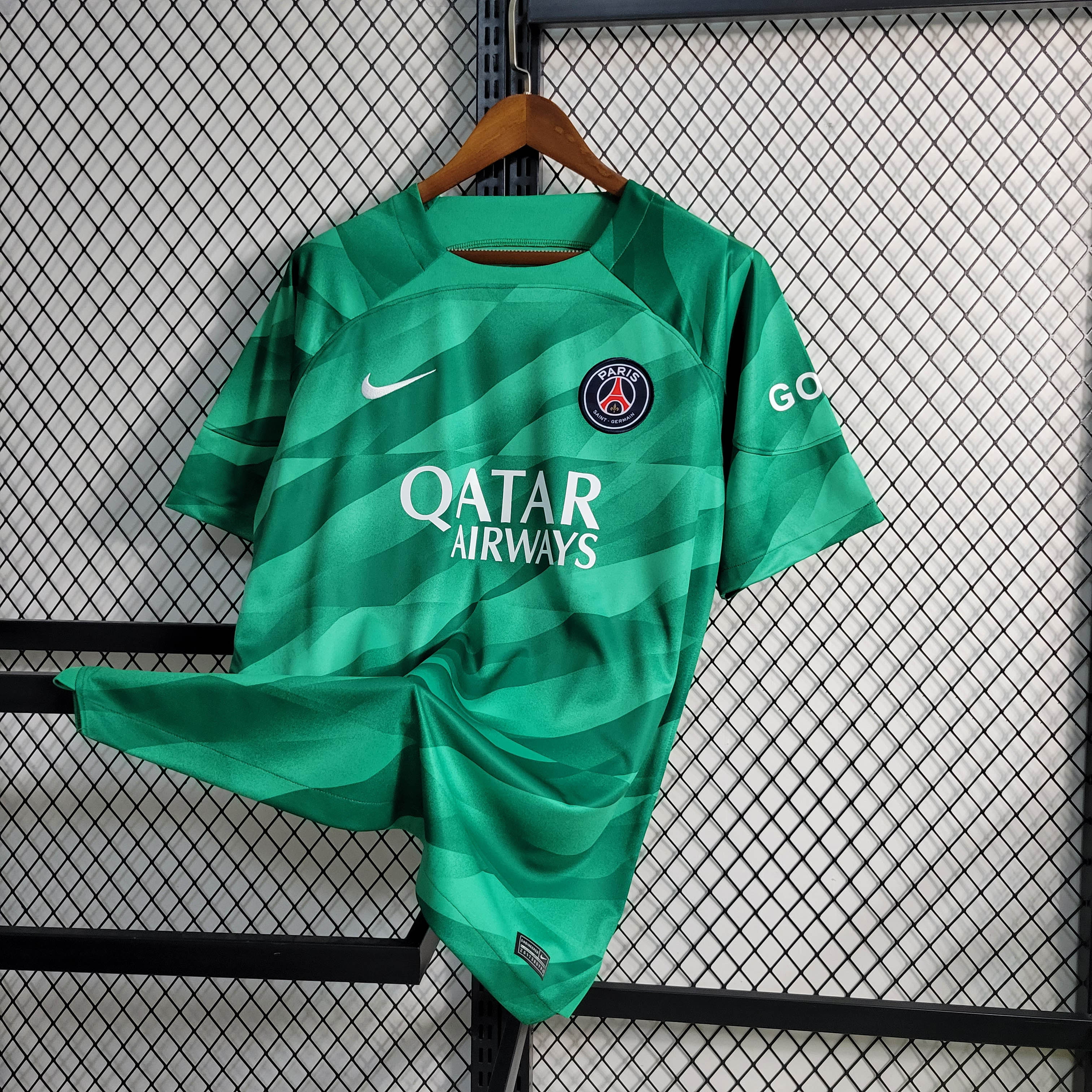 2023/2024 Psg Paris Saint-Germain Goalkeeper Green Football Shirt:football jersey mysite: unitedjerseyfootball 邓江浪:football