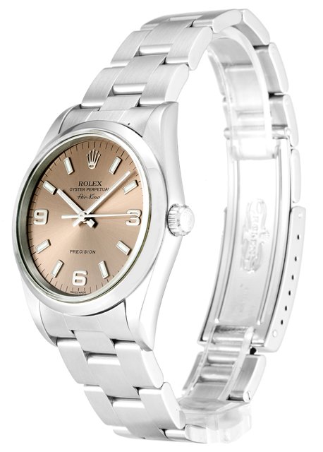 Replica Rolex Air-King 34mm Salmon Dial 14000-fasswatch