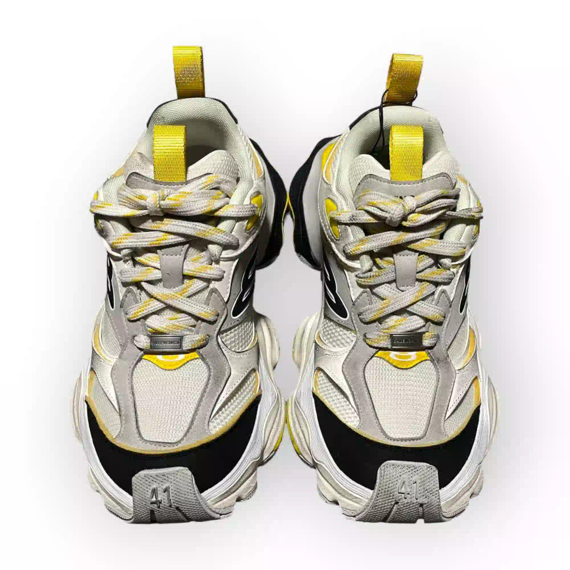 Balenciaga Cargo Sneaker in Grey Black Yellow、mysite、Cacoeks