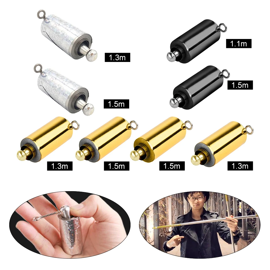 110-150cm Pocket Staff Portable Metal Martial Arts Metal Staff Retractable Appearing Cane Trick Accessories - Martial Arts Products - AliExpress