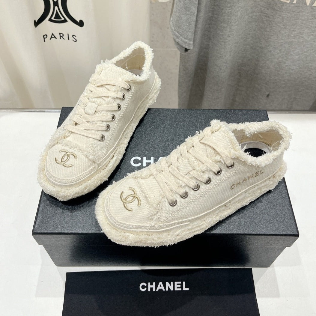 CC SNEAKER WHITE DENIM FABRIC、mysite、Cacoeks