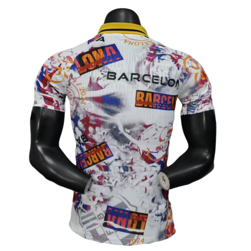 25-26 Barcelona joint Special Edition soccer jersey - Player Version: Ajax 24-25 Home Stadium Jersey - Fans Version mysite: Adidas luxuryfootballshirts.com: https://www.luxuryfootballshirts.com/