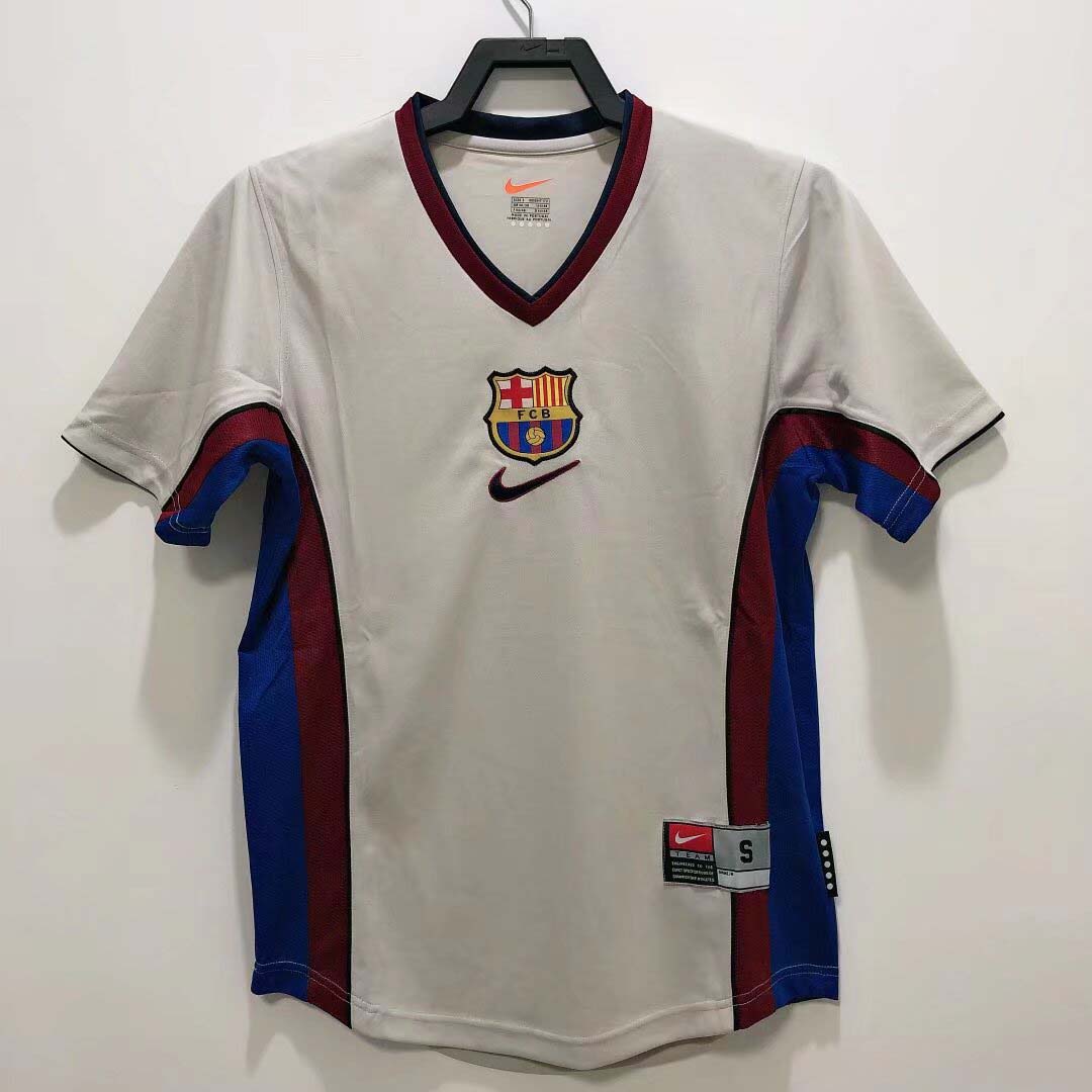 1998/1999 Retro Barcelona Away Football Shirt 1:1 Thai Quality:football jersey mysite: unitedjerseyfootball 邓江浪:football