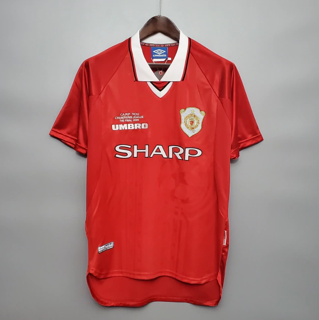 99/00 Retro Manchester United Home Football Shirt-mysite Custom Football Kit- Nextkits