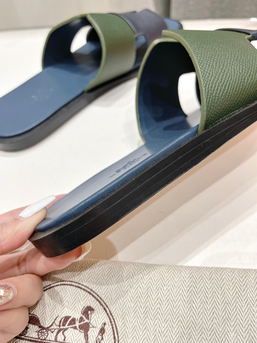 IZMIR SANDAL AEGEAN MIX HUNTER MIX PEACOCK LAMBSKIN、mysite、Cacoeks