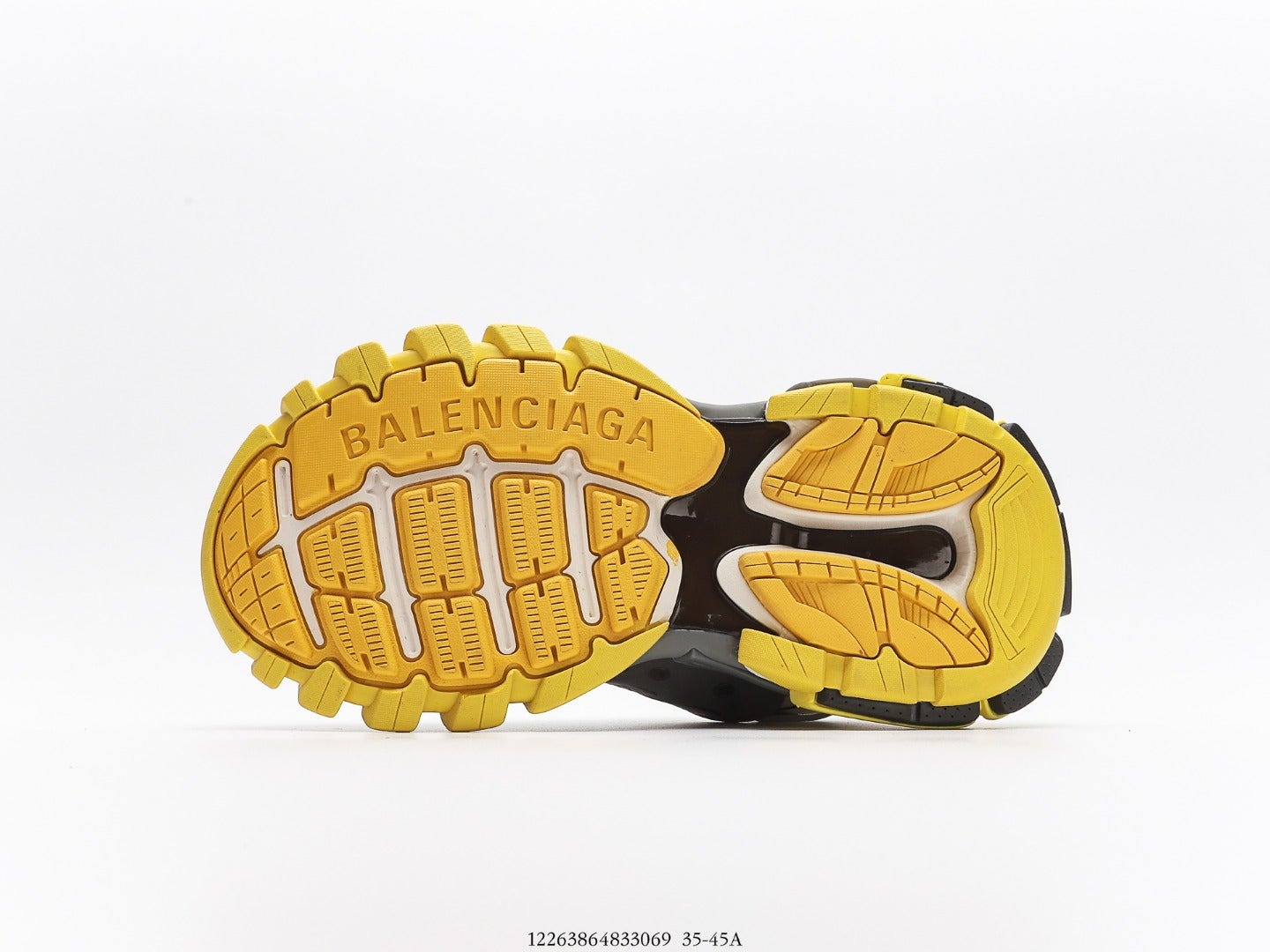 Balenciaga Track Trainer In Grey Yellow、mysite、Cacoeks