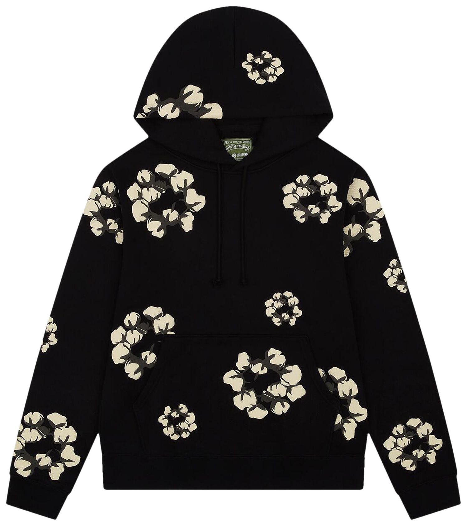Denim Tears x Cactus Plant Flea Market Cactus Tears Wreath Hoodie 'Black'、mysite、Cacoeks