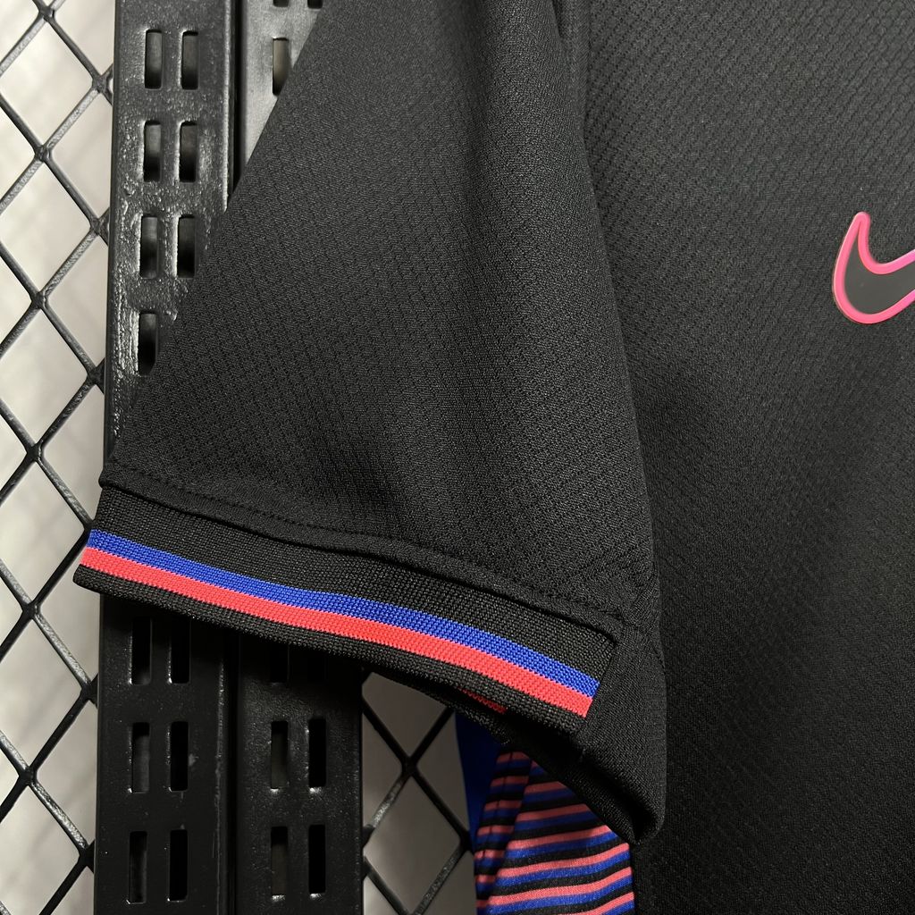 SIUjerseys-Barcelona 24-25 Black Pink Speical Jersey - Fans Version