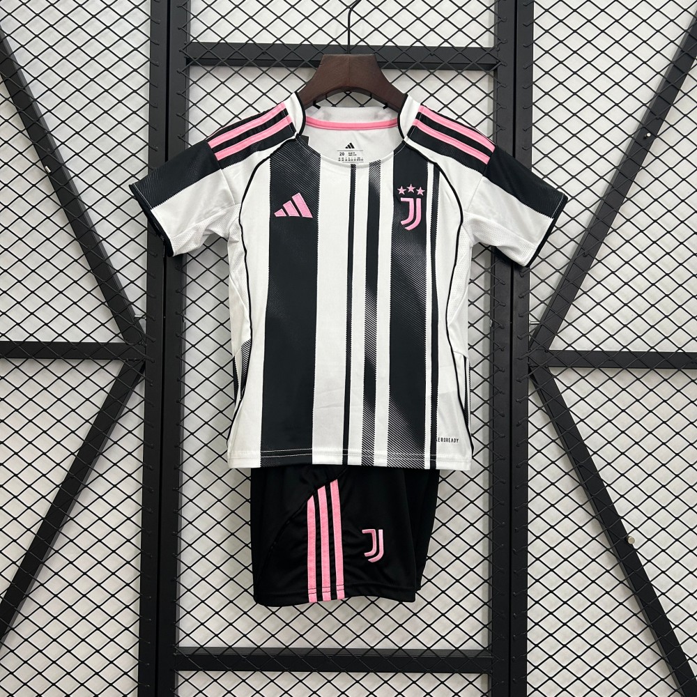 25/26 Juventus Home Football Shirt Kids Size Suit-mysite Custom Football Kit- Nextkits