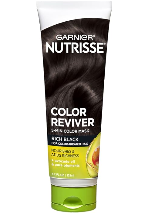 garnier nutrisse color reviver, rich black for color treated hair