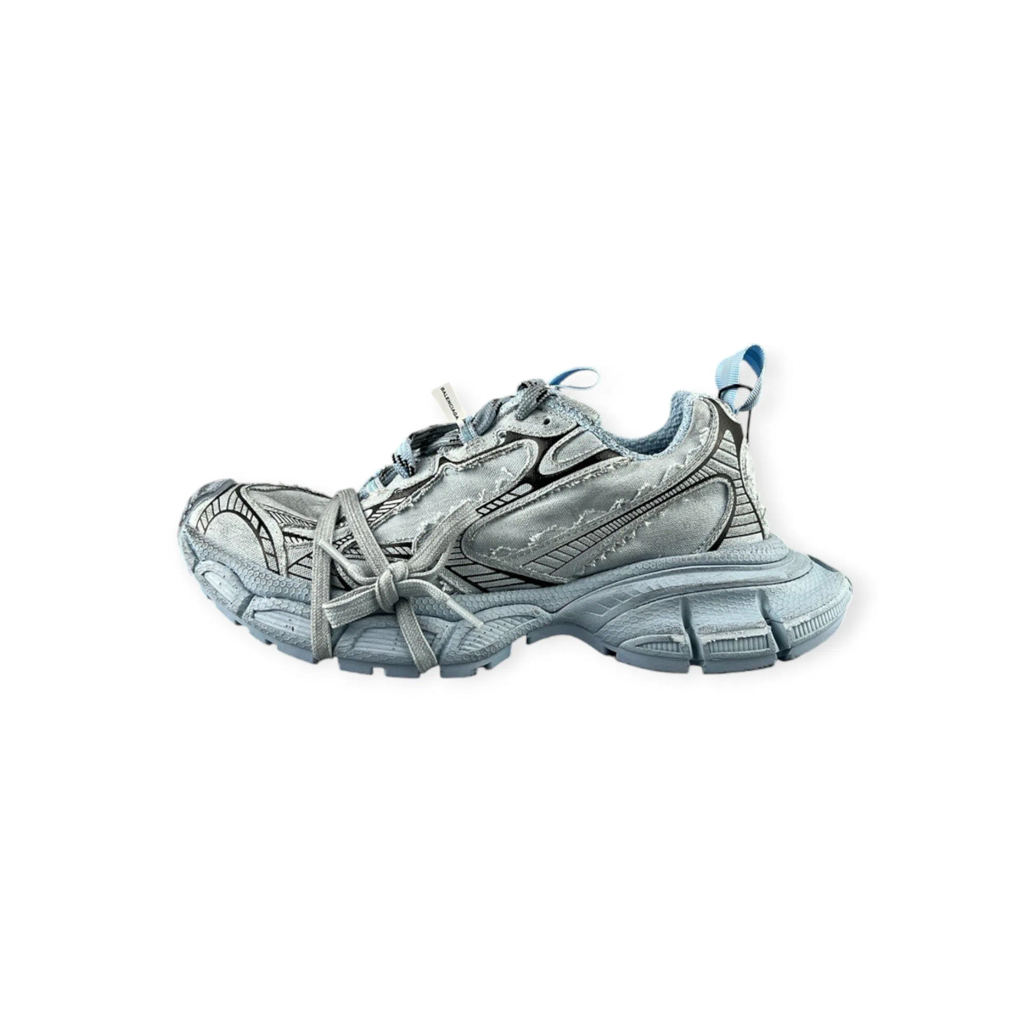 Balenciaga Destoryed 3XL Sneaker in Light Blue、mysite、Cacoeks