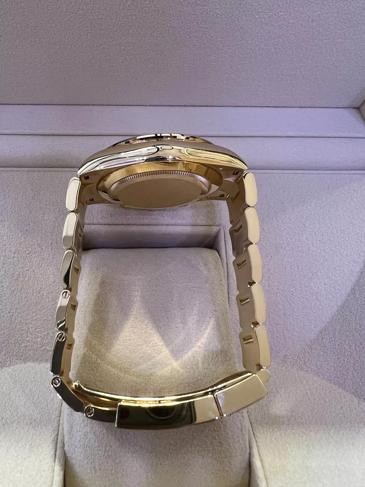 Rolex Daytona Green Dial SuperClone Swiss Replica Watch 18kGold Bracelet Ref 116508-4130 Swiss Movement