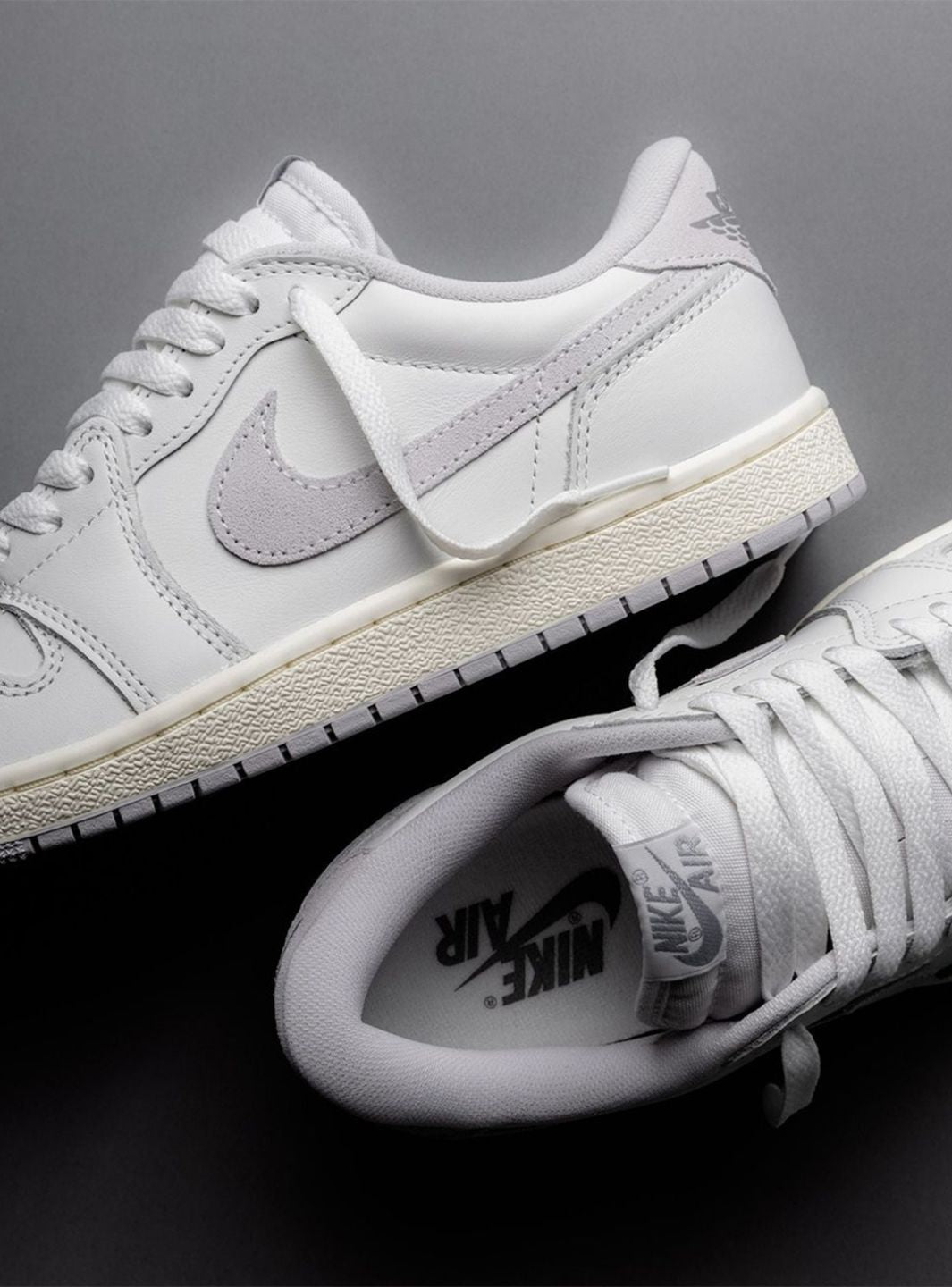 Air Jordan 1 Retro Low '85 Neutral Grey、JORDAN、Cacoeks