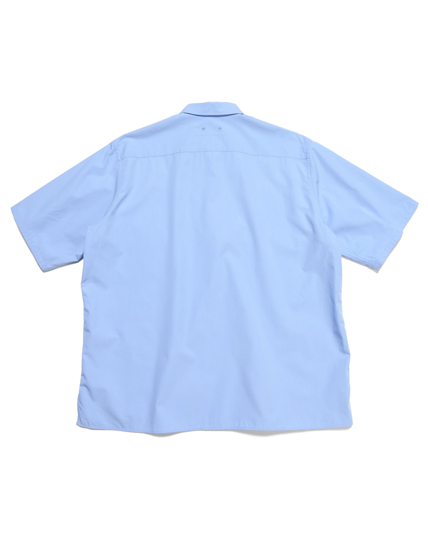 SOPHNET. 25S/S ORGANIC COTTON HALF ZIP S/S SHIRT  SOPH-250031 