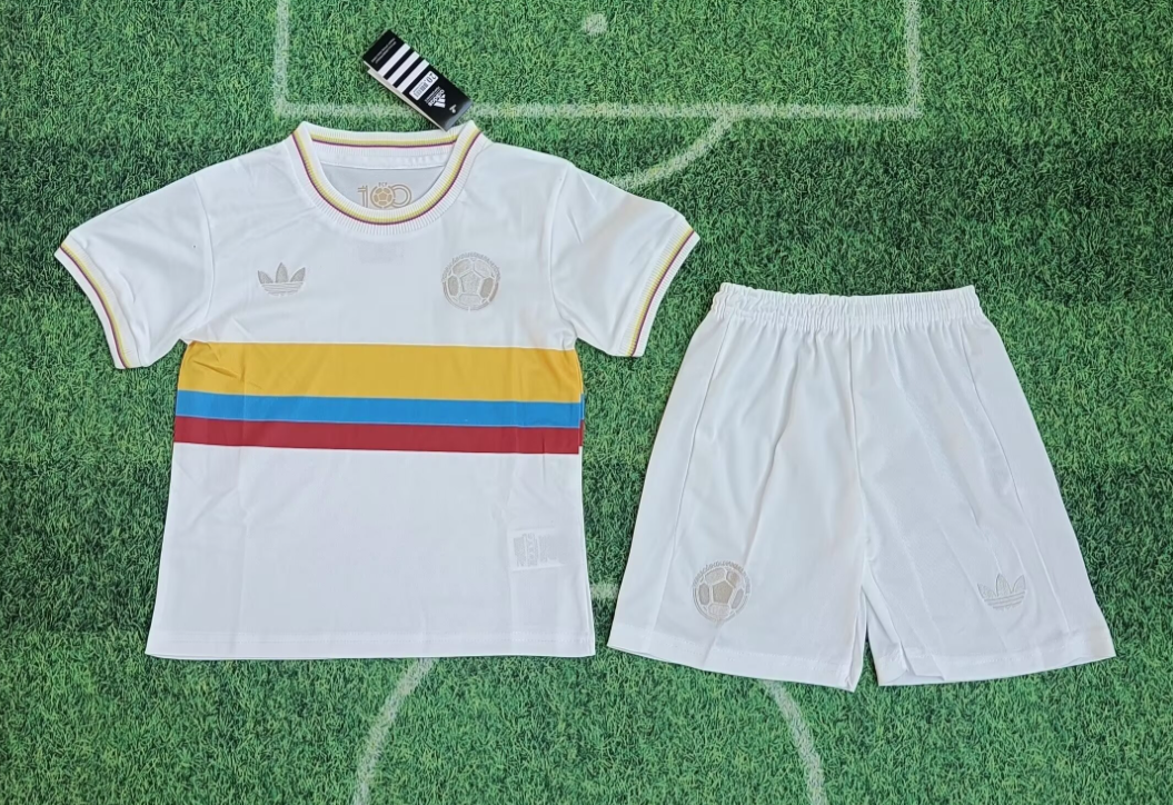 24/25 Colombia 100th Anniversary Edition Football Shirt Kids Size Suit-mysite Custom Football Kit- Nextkits