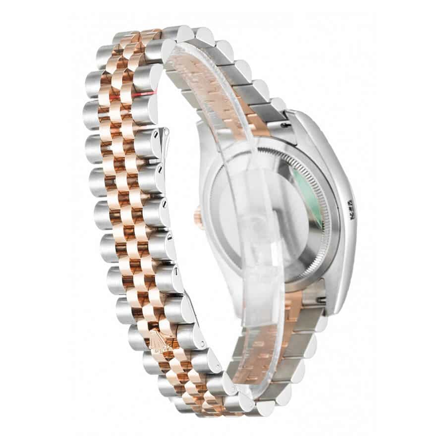 Rolex Datejust Chocolate Floral Diamond Back