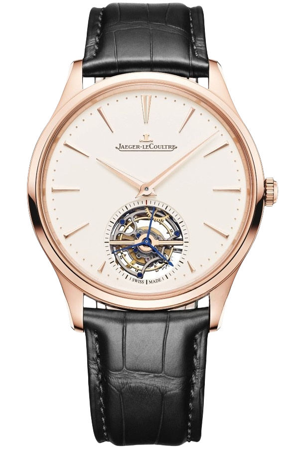 Jaeger-LeCoultre Master Ultra Thin Ref. Q1682411 Super Clone Watch – Silver Dial Stainless Steel Case Black Leather Strap Fake Replica