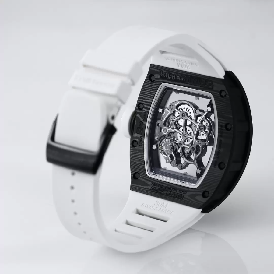 Richard Mille Titanium Black White Replica1