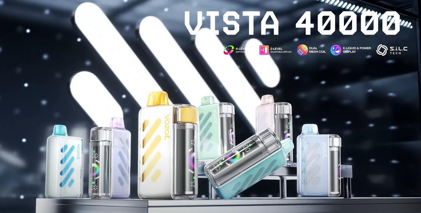 Vozol Vista 40K Vape Kit | 1000mAh Rechargeable Battery