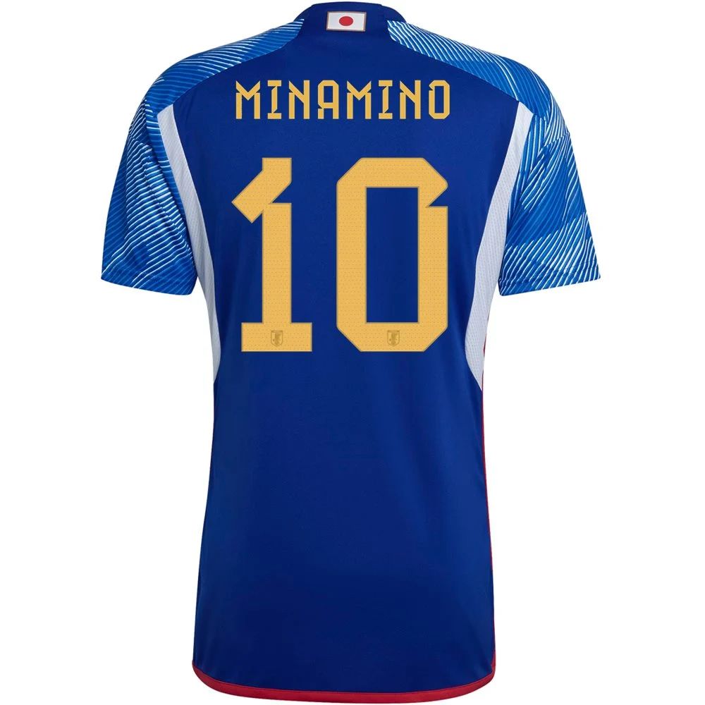 2022 Takumi Minamino #10 Japan Home Jersey-mysite Custom Football Kit- Nextkits