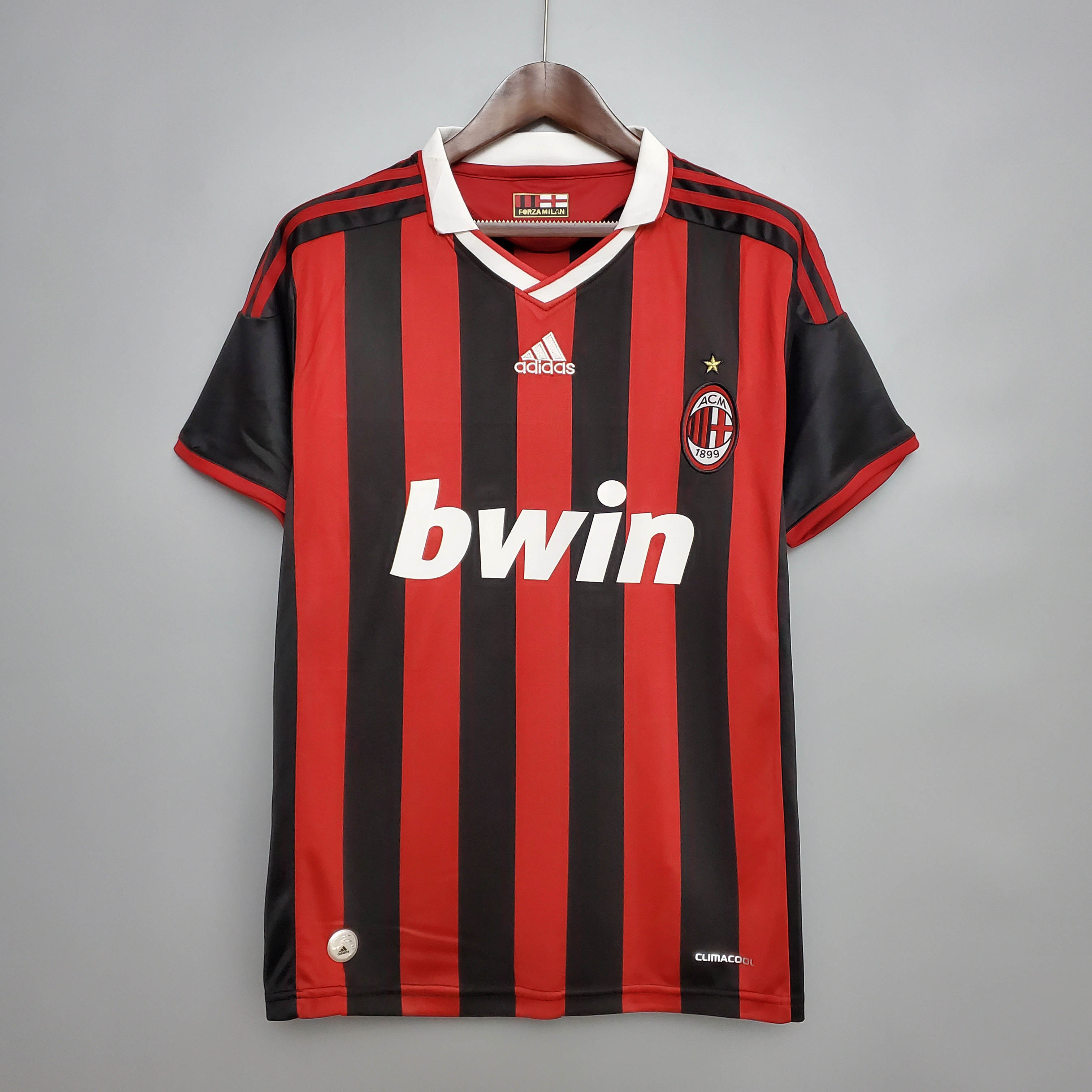 2009/2010 Retro AC Milan Home Football Shirt 1:1 Thai Quality:football jersey mysite: unitedjerseyfootball 邓江浪:football