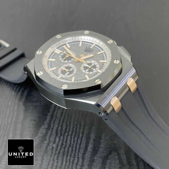 AP Royal Oak Offshore 26406FR.OO.A002CA.01 Replica on the black table