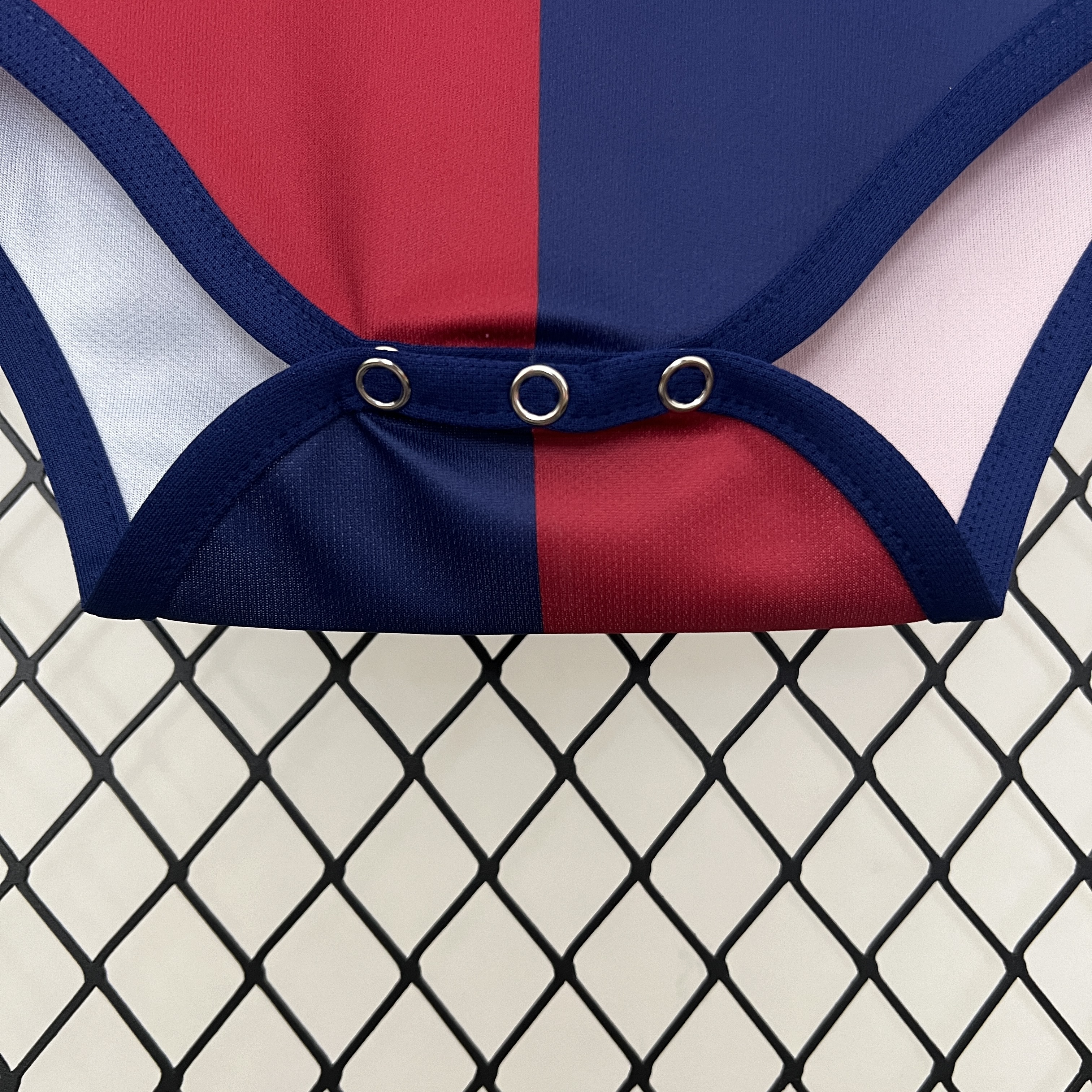 Higojerseys-Barcelona 24-25 Home Baby Crawling Suit