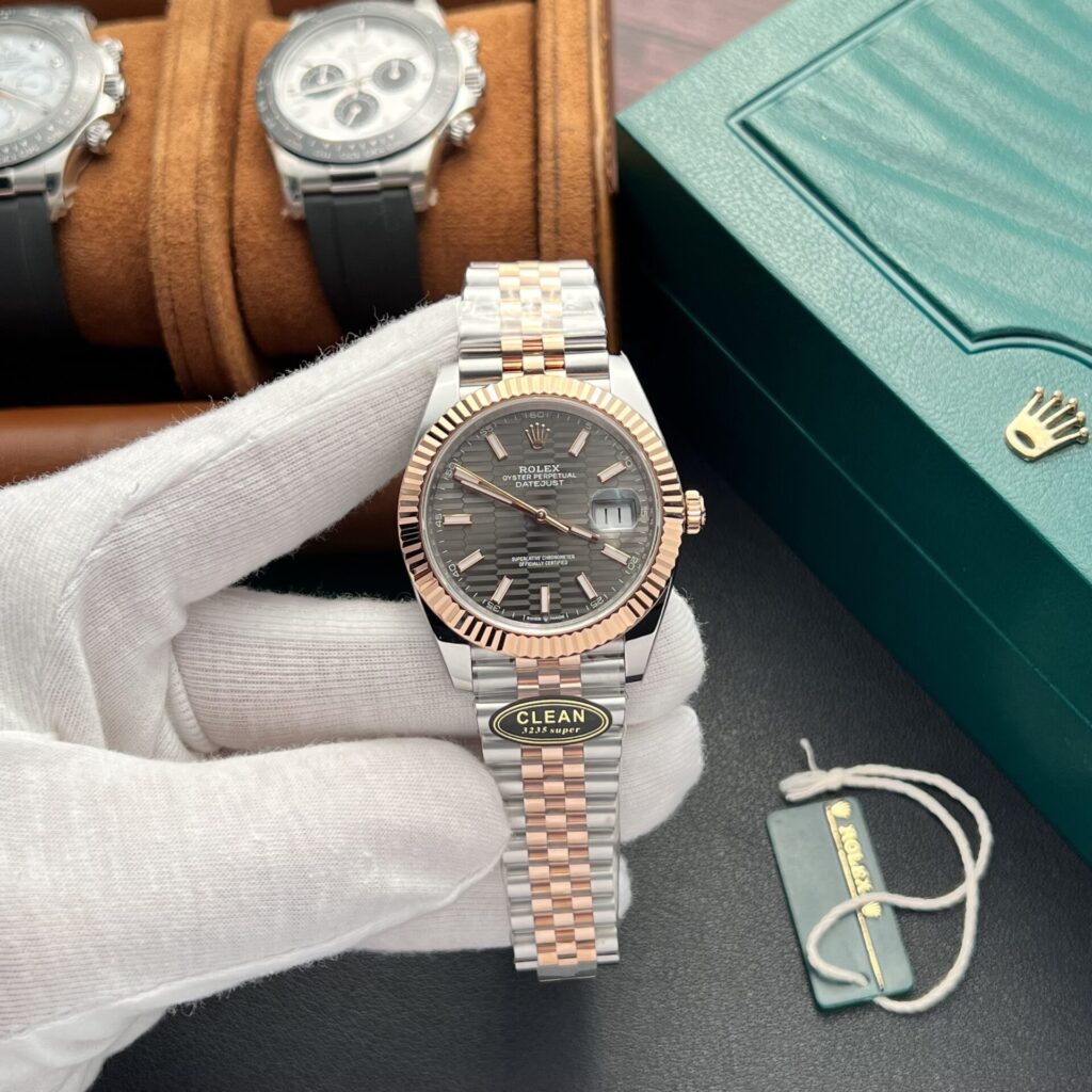 Đồng Hồ Rolex DateJust 126331 Mặt Số Xám Nếp Gấp Clean 41mm (1)