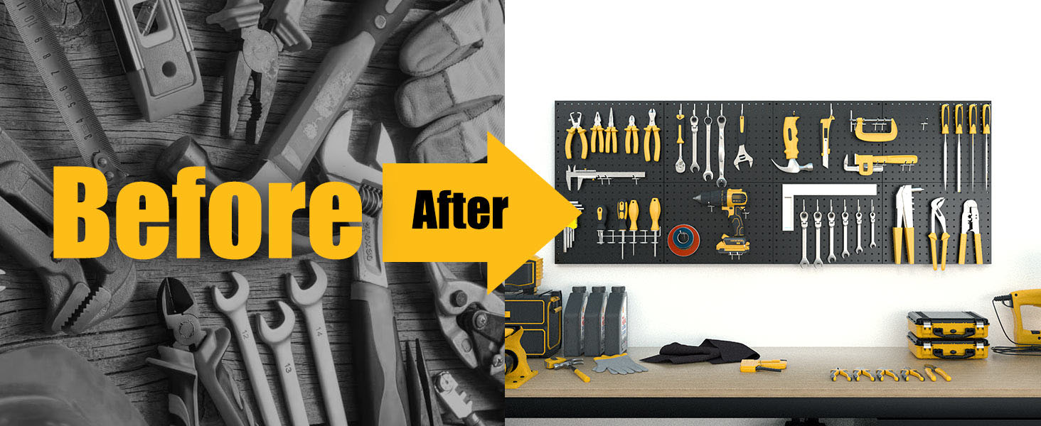 pegboard wall organizer