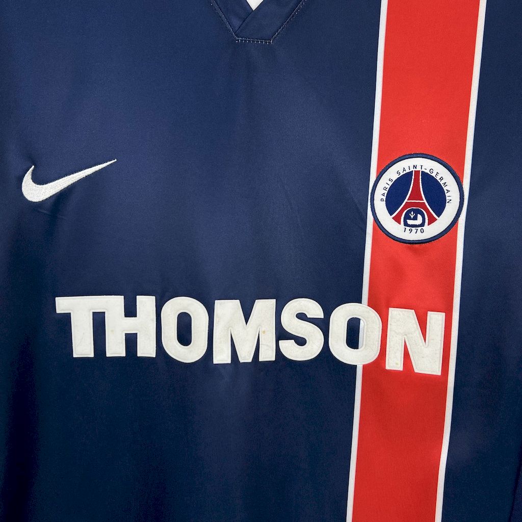 ManixJersey.com | Retro Paris Saint-Germain PSG 2002-03 Home Jersey -Customize Name, Number and Patch | Worldwide Shipping
