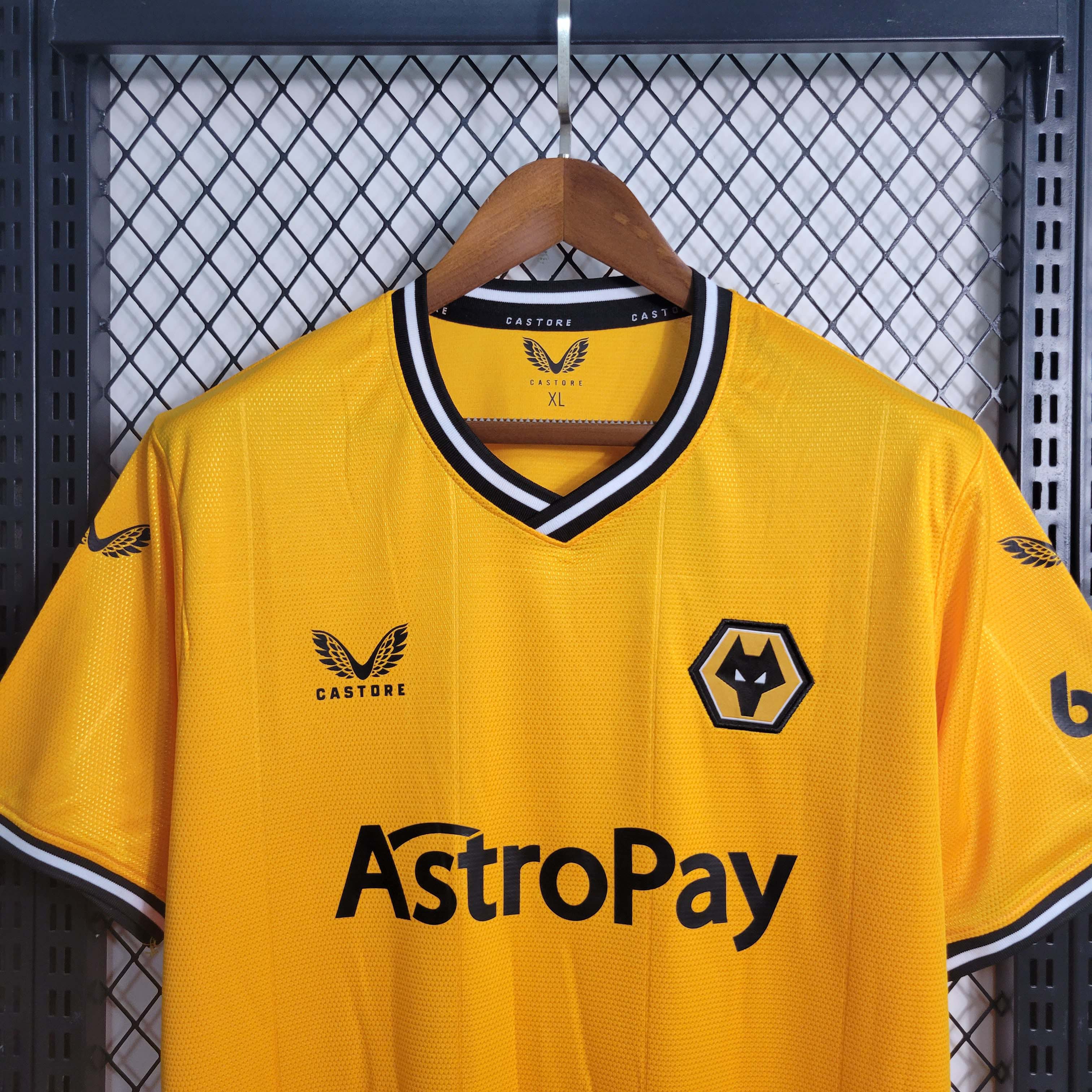 2023/2024 Wolverhampton Wanderers Home Football Shirt 1:1 Thai Quality:football jersey mysite: unitedjerseyfootball 邓江浪:football