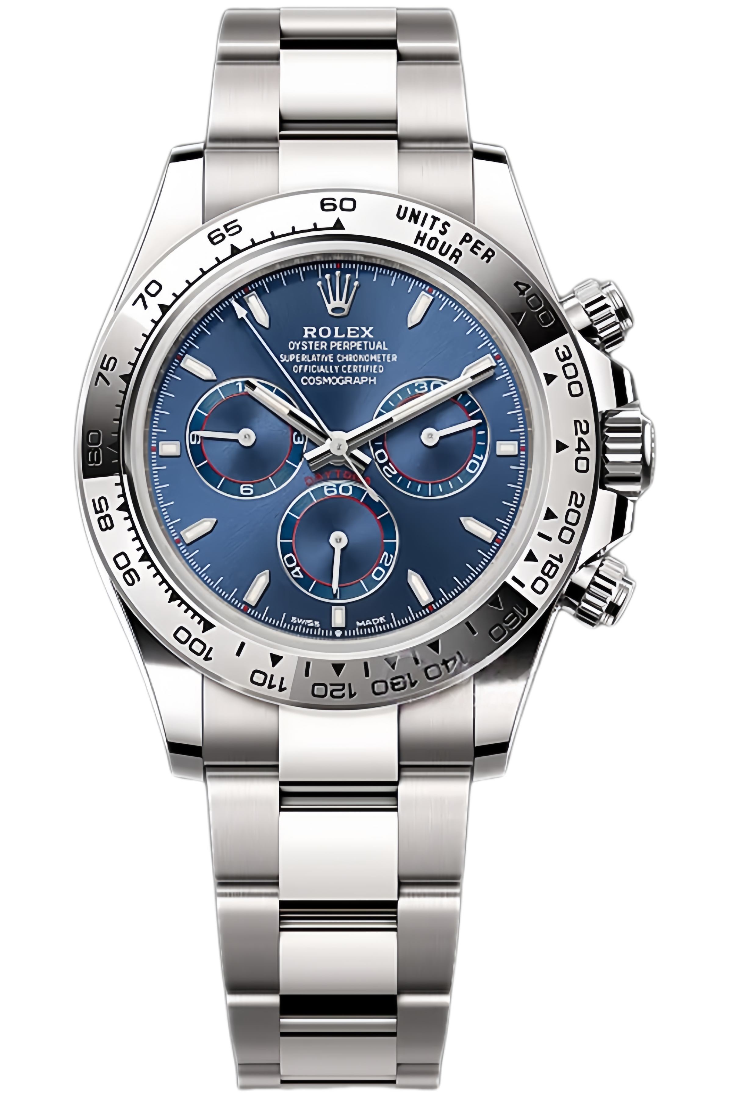 Rolex Daytona Ice Blue Dial 40mm White Gold Super Clone Swiss Replica Watch Ref 126509-0005