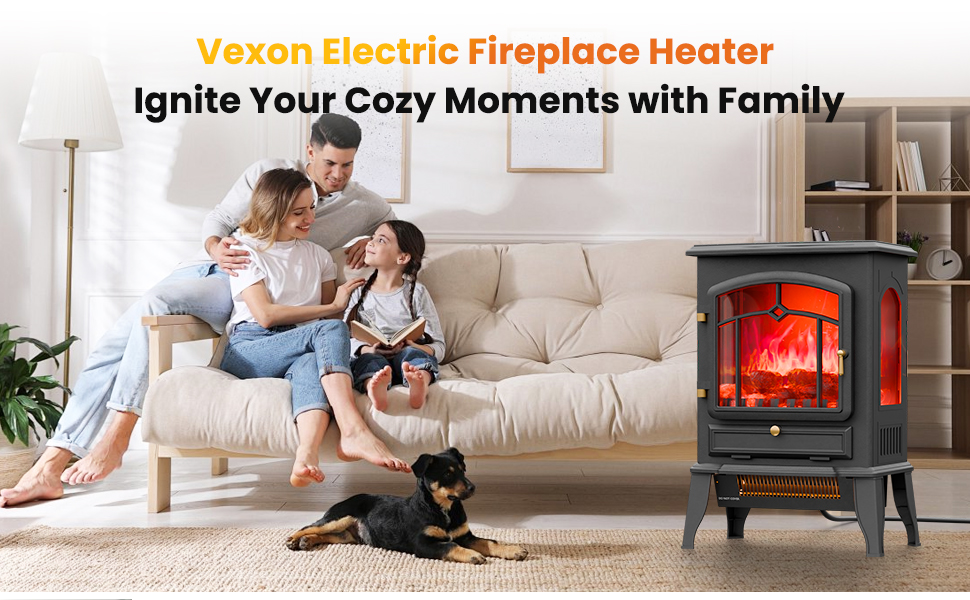 indoor winter fireplace heater