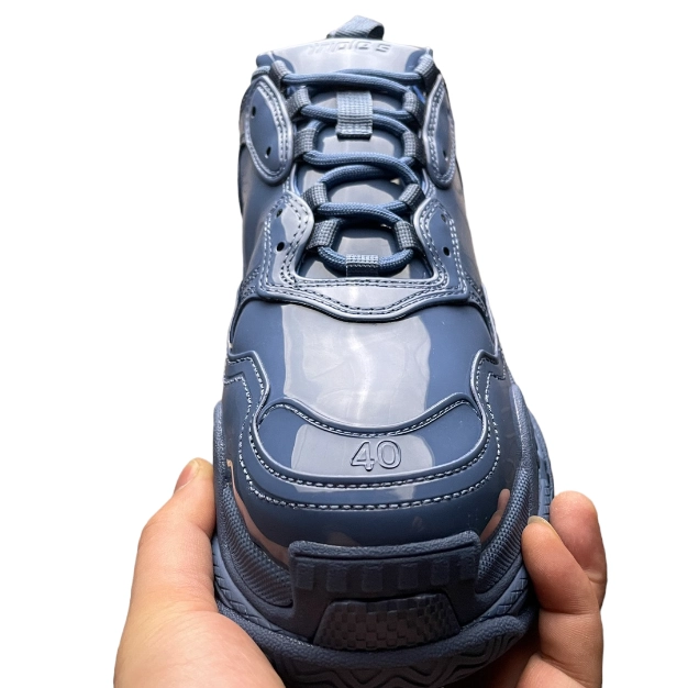 Balenciaga Triple S Sneaker Patent Blue、mysite、Cacoeks