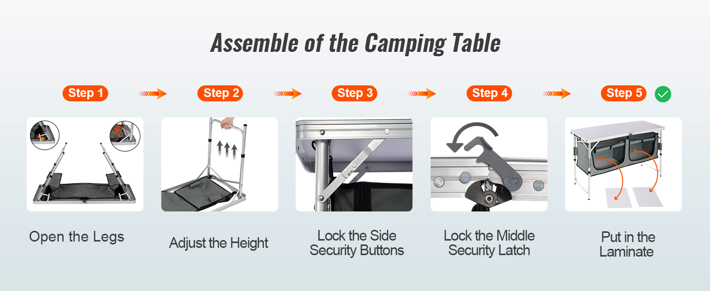 camping cooking table
