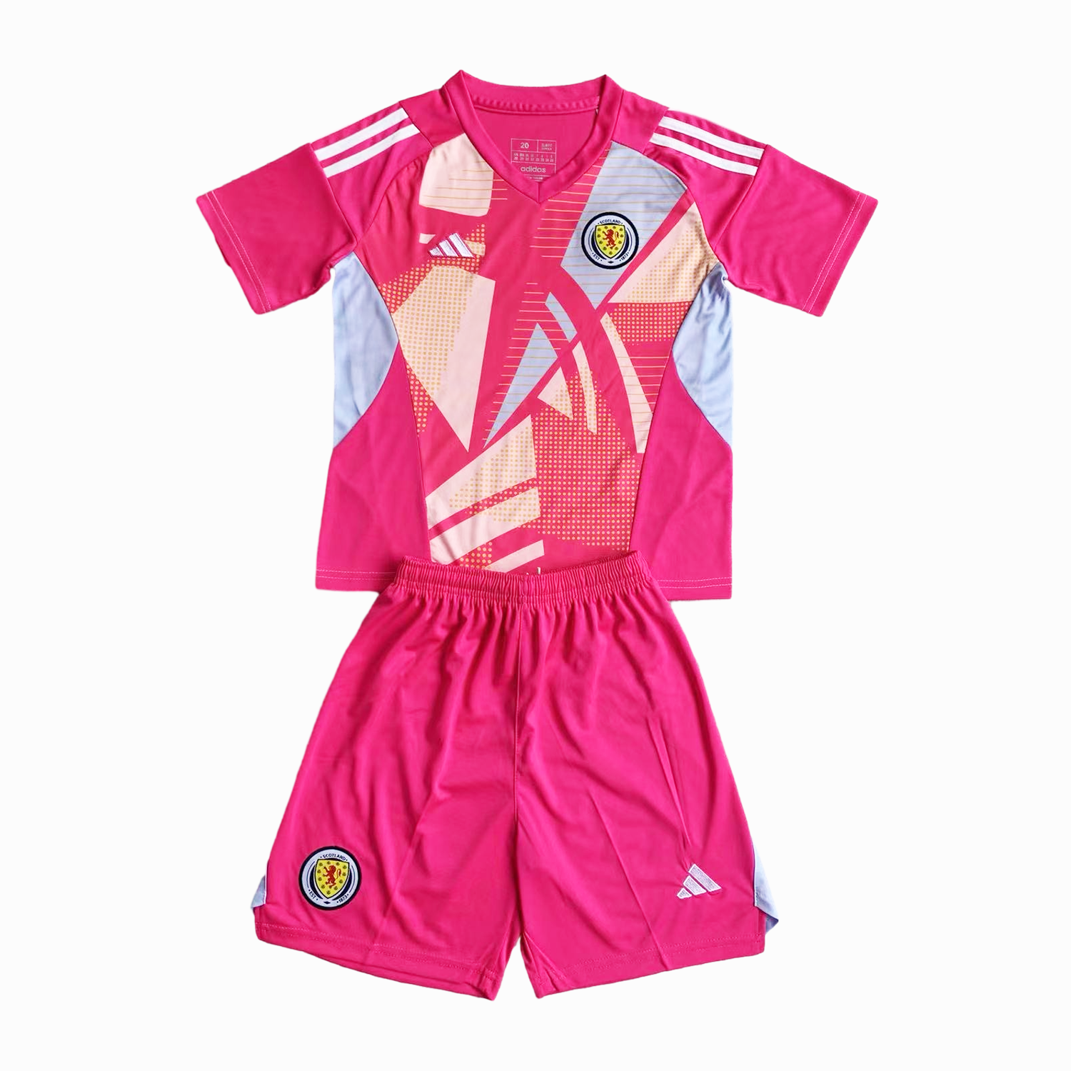 Higojerseys-S-c-o.t l.a-n.d 2024 Goalkeeper Kids Kit - Pink