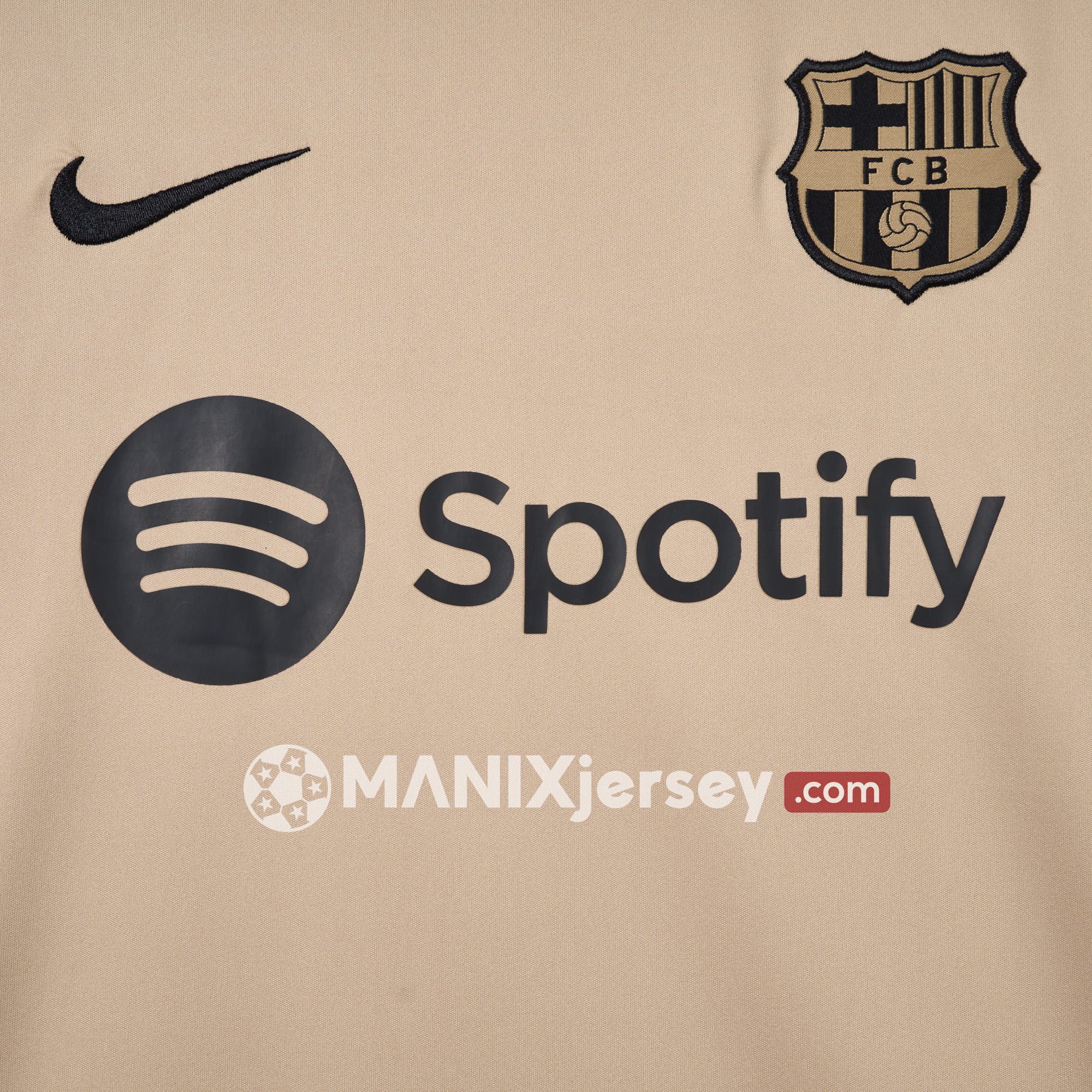 ManixJersey.com | Barcelona 24-25 Frick Same Style Coach Training Shirt - Gold -Customize Name, Number and Patch | Worldwide Shipping