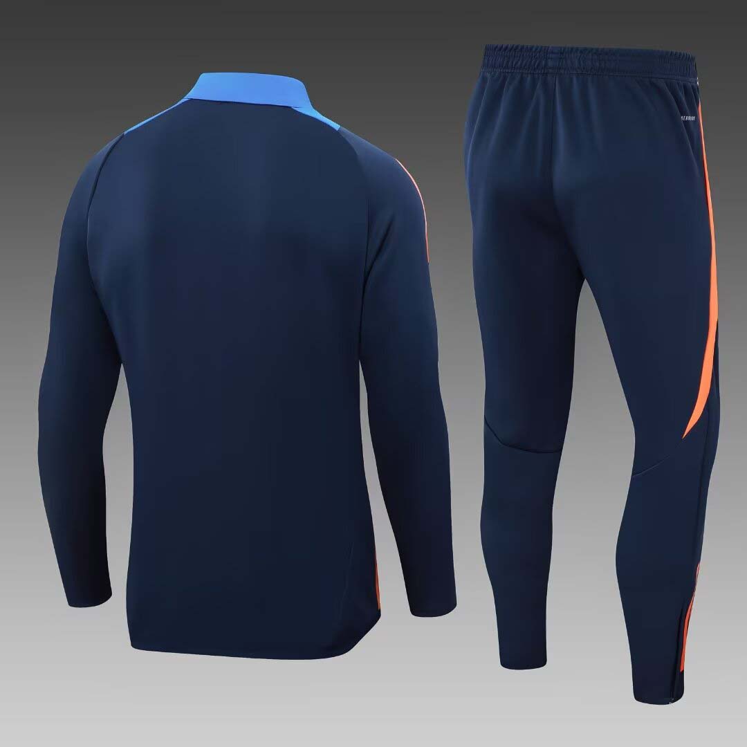 2024/2025 Juventus Long Zipped Jacket Royal Blue Football Shirt 1:1 Thai Quality Set:football jersey mysite: unitedjerseyfootball 邓江浪:football