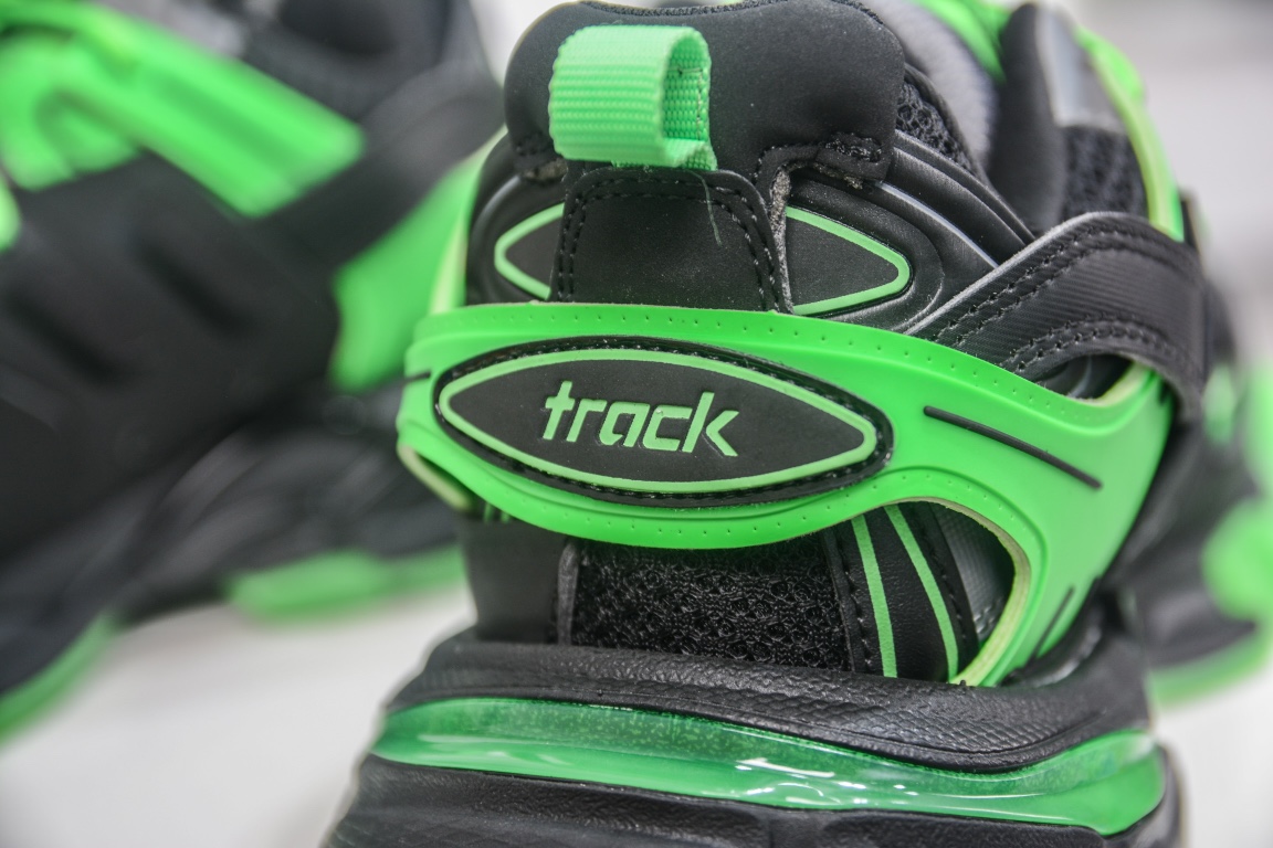 Balenciaga Track Trainer Black Fluo Green、mysite、Cacoeks