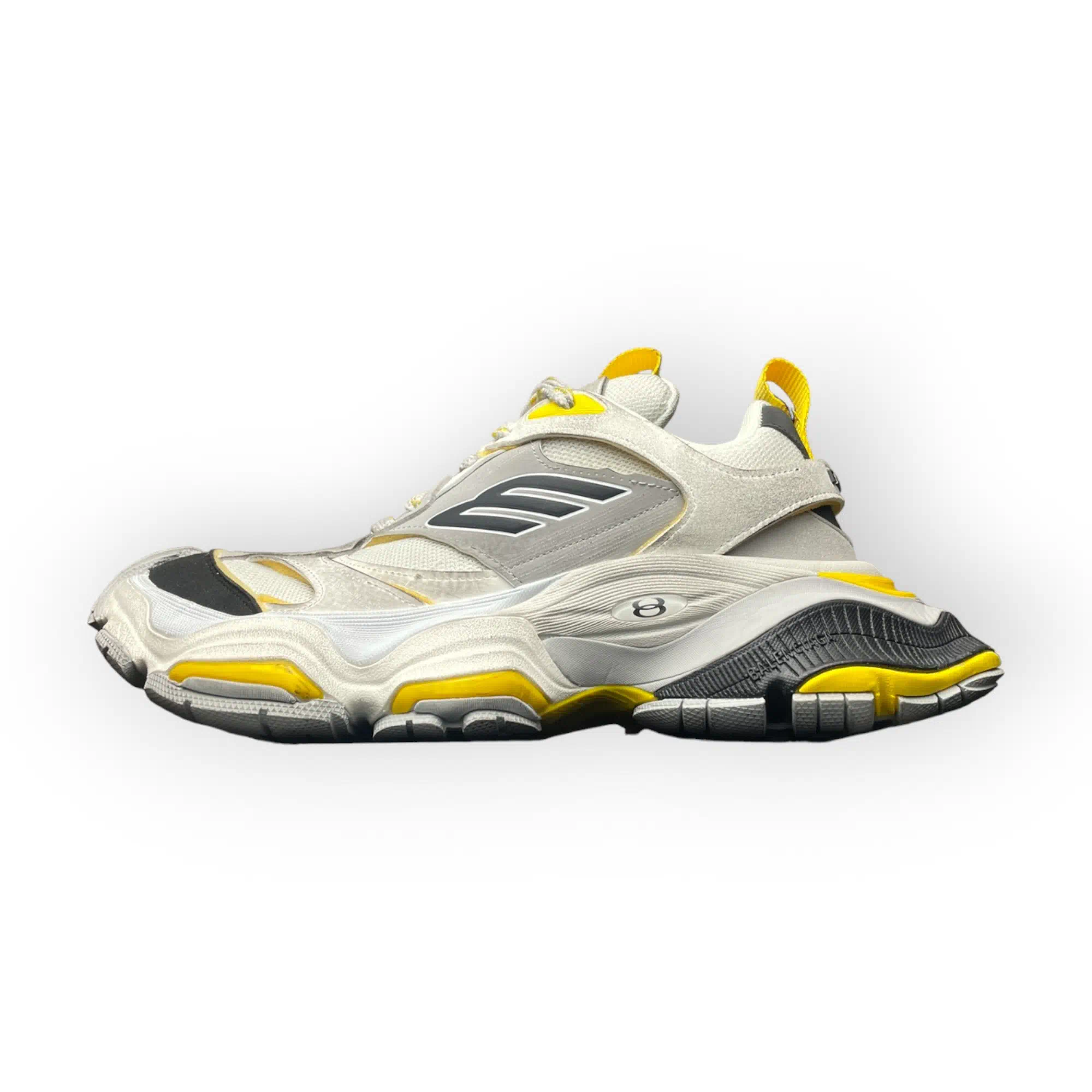 Balenciaga Cargo Sneaker in Grey Black Yellow、mysite、Cacoeks