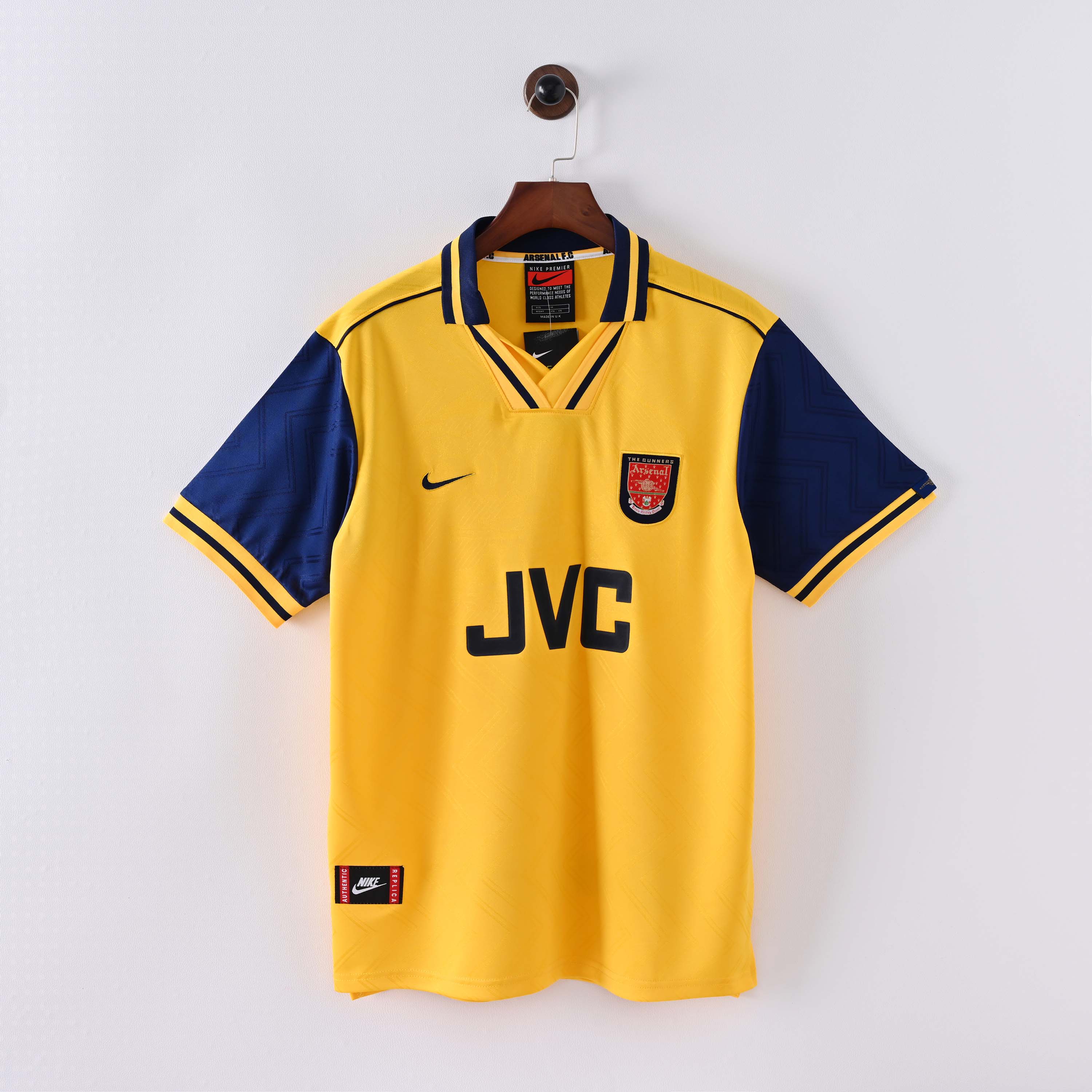 1996/1997 Retro Arsenal Away Football Shirt 1:1 Thai Quality:football jersey mysite: unitedjerseyfootball 邓江浪:football