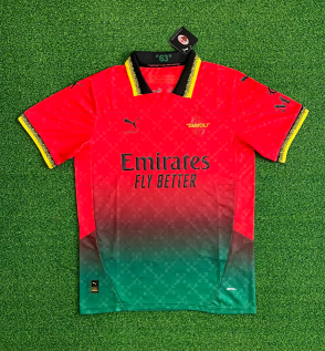 25/26 AC Milan Joint Red Football Shirt-mysite Custom Football Kit- Nextkits