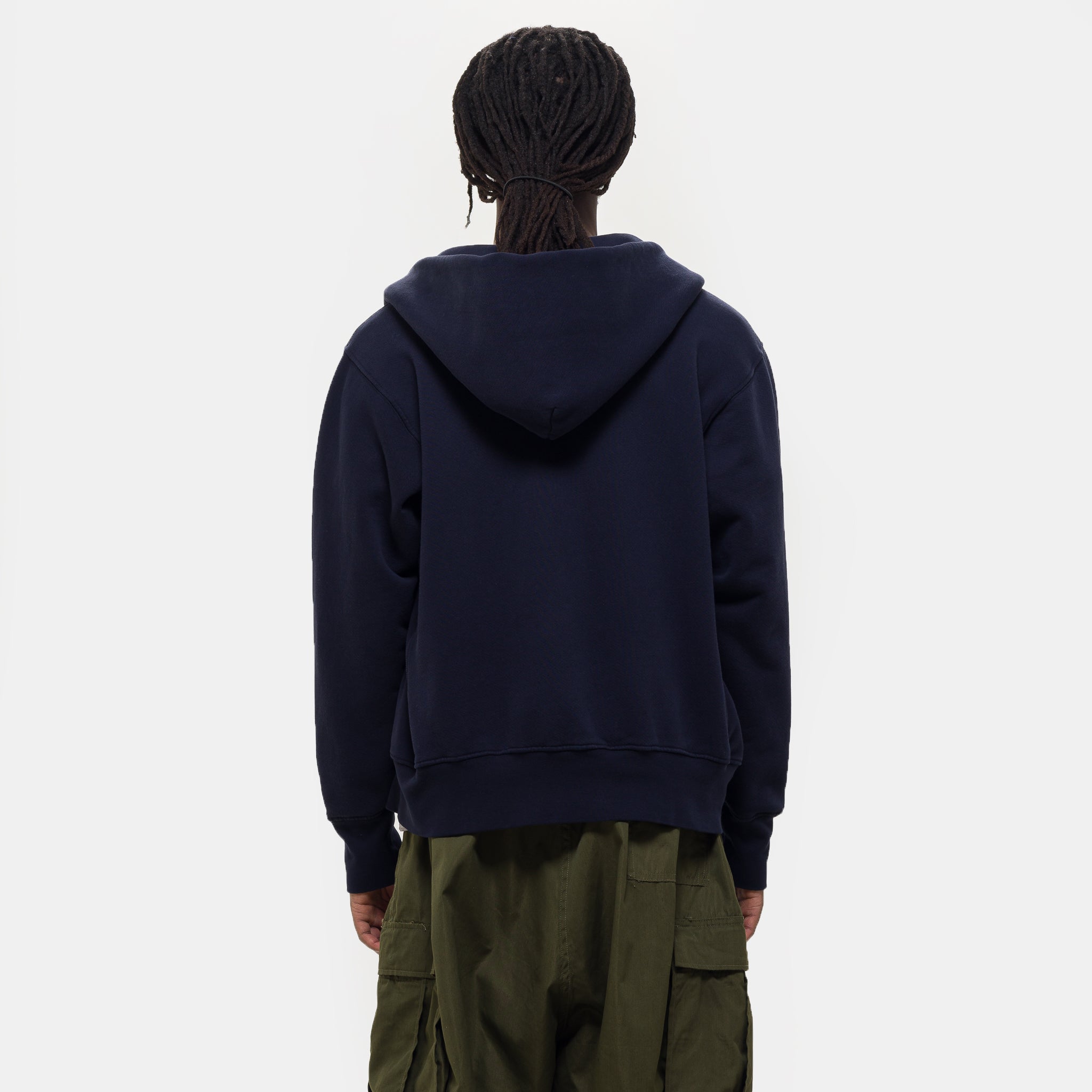 Heavyweight Zip Hoodie in Navy