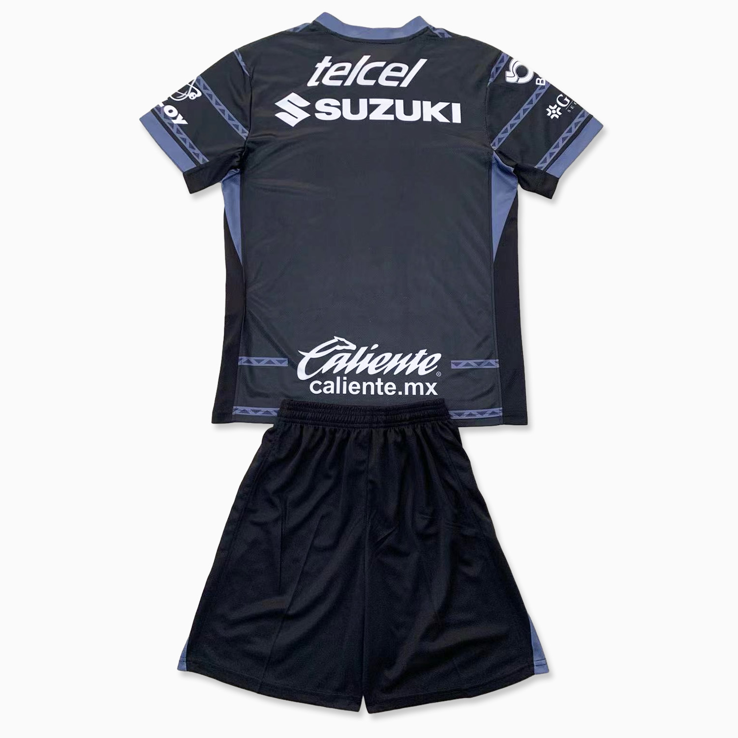 ManixJersey.com | Pumas UNAM 24-25 Black Goalkeeper Kids Kit -Customize Name, Number and Patch | Worldwide Shipping