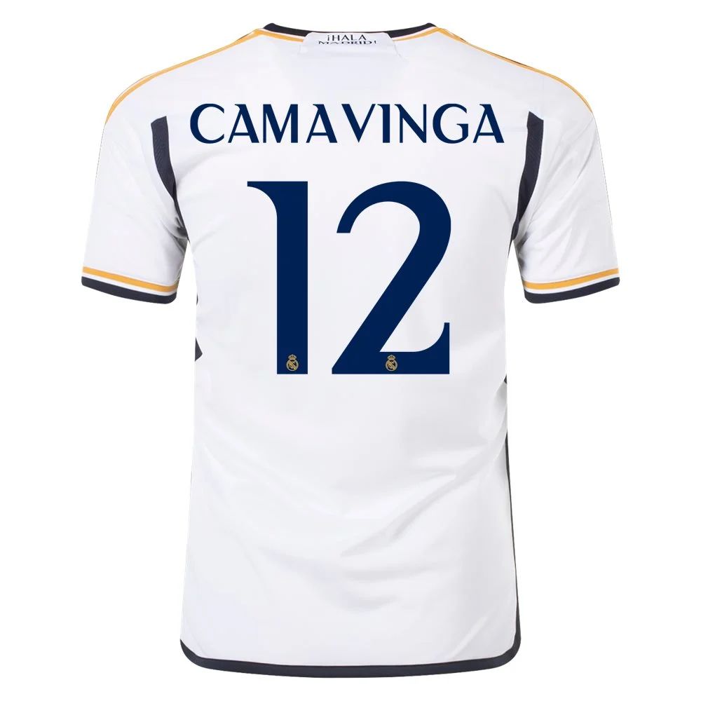 23/24 Real Madrid #12 Eduardo Camavinga Home Jersey-mysite Custom Football Kit- Nextkits